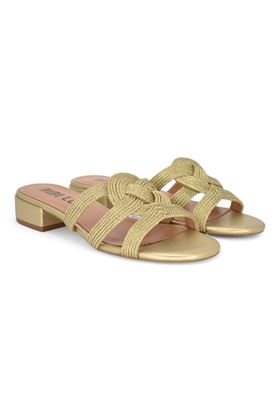 Ciabatta donna in corda colore oro. BIBI LOU- | 854Z94-ORO